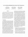 Research paper thumbnail of Low-Cost Depth and Radiological Sensor Fusion to Detect Moving Sources