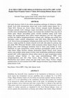 Research paper thumbnail of JUAL BELI CHIP GAME SEBAGAI JUDI DALAM FATWA MPU ACEH(Kajian Pasal 18 Qanun Nomor 6 Tahun 2014 tentang Hukum Jinayat Aceh)