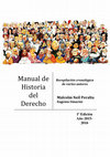 Research paper thumbnail of Manual Historia del Derecho