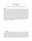 Research paper thumbnail of Seiring dengan semakin dewasanya negeri ini, pendidikan pun selalu berbenah ke arah yang lebih baik, beberapa waktu yang lalu, Mendikbud Nadiem Makarim menelurkan