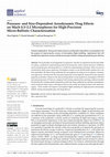 Research paper thumbnail of Pressure- and Size-Dependent Aerodynamic Drag Effects on Mach 0.3–2.2 Microspheres for High-Precision Micro-Ballistic Characterization