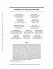 Research paper thumbnail of Turbulence forecasting via Neural ODE