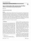 Study on the Machinability of SMC Composites During Hole Milling: Influence of Tool Geometry and Machining Parameters Cover Page