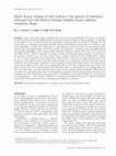 Research paper thumbnail of Elliptic Fourier Analysis of leaf outlines in five species of Heteropsis (Araceae) from the Reserva Florestal Adolpho Ducke, Manaus, Amazonas, Brazil