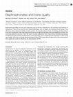 Research paper thumbnail of Bisphosphonates and bone quality