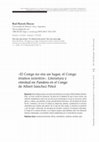 «El Congo no era un lugar, el Congo éramos nosotros». Literatura y otredad en Pandora en el Congo de Albert Sánchez Piñol Cover Page