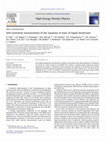 Research paper thumbnail of Self-consistent measurement of the equation of state of liquid deuterium