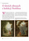 Research paper thumbnail of O dwóch obrazach z kolekcji Norblina