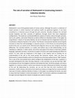 Research paper thumbnail of The role of narrative of Shahnameh in Constructing Iranian's Collective Identity