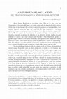 Research paper thumbnail of La naturaleza del agua: agente de transformación y símbolo del devenir