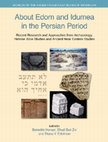 A Tale of Two Provinces: Judah and Edom During the Persian Period Cover Page