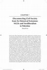 Research paper thumbnail of Disconnecting Civil Society from Its Historical Extension: NGOs and Neoliberalism in Palestine