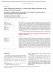 Research paper thumbnail of Utilidad del diagnóstico molecular en una familia con síndrome de Marfan y un fenotipo vascular atípico