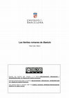 Research paper thumbnail of Les llànties romanes de Baetulo