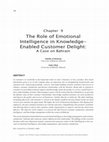 Research paper thumbnail of The Role of Emotional Intelligence in Knowledge-Enabled Customer Delight