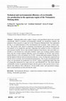 Research paper thumbnail of Technical and environmental efficiency of eco-friendly rice production in the upstream region of the Vietnamese Mekong delta