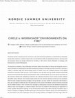 Research paper thumbnail of Worskshop Nordic Summer University ˝Environments on Fire" (Sierra de la Culebra, Zamora)