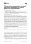 Research paper thumbnail of Chemical and Microbiological Quality of Effluents from Different On-Site Wastewater Treatment Systems across Finland and Sweden