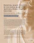 Research paper thumbnail of Escritura, Imagen y Política en Dos Poetas Argentinas: Alfonsina Storni y Alicia Genovese