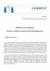 Political Crisis in Belarus: Sources, Evolution, and International Implications Cover Page