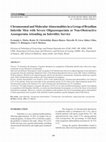 Research paper thumbnail of Chromosomal and molecular abnormalities in a group of Brazilian infertile men with severe oligozoospermia or non-obstructive azoospermia attending an infertility service