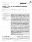 Research paper thumbnail of Influence of STAT4 gene polymorphisms in the pathogenesis of endometriosis