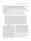 Research paper thumbnail of Fluorescence recognition of proteinaceous binders in works of art by a novel integrated system of investigation