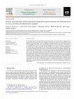 Research paper thumbnail of Protein identification and localization using mass spectrometry and staining tests in cross-sections of polychrome samples