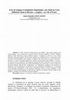 Research paper thumbnail of Actes de langage et imaginaire linguistique. une ét ude de l'acte définitoire dans le discours « zouglou » en Côte d'Ivoire