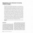 Research paper thumbnail of Situatedness: A New Dimension for Learning Systems in Design