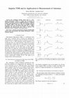 Research paper thumbnail of Impulse TDR and its application to measurement of antennas