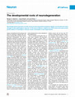 Research paper thumbnail of The developmental roots of neurodegeneration