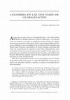 Research paper thumbnail of Colombia en Las Dos Fases De Globalización