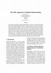 Research paper thumbnail of The XML Approach to Synthetic Phenomenology