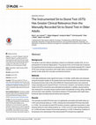 Research paper thumbnail of The Instrumented Sit-to-Stand Test (iSTS) Has Greater Clinical Relevance than the Manually Recorded Sit-to-Stand Test in Older Adults