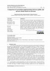 Research paper thumbnail of Comparison of curriculum implementation between public and private schools based on Adiwiyata