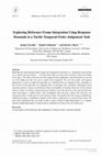 Research paper thumbnail of Exploring Reference Frame Integration Using Response Demands in a Tactile Temporal-Order Judgement Task