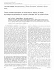 Research paper thumbnail of Neurophysiology of Tactile Perception : A Tribute to Steven Hsiao Tactile orientation perception : an ideal observer analysis of human psychophysical performance in relation to macaque area 3 b receptive fields