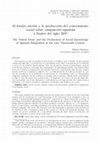 Research paper thumbnail of El Estado nación y la producción del conocimiento social sobre <em>emigración española</em> a finales del siglo XIX