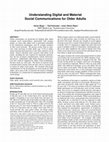 Research paper thumbnail of Understanding digital and material social communications for older adults