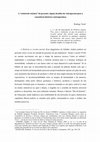 Research paper thumbnail of A "catástrofe cósmica" do presente: alguns desafios do Antropoceno para a consciência histórica contemporânea