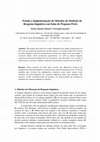 Research paper thumbnail of Estudo e implementação de métodos de medição de resposta impulsiva em salas de pequeno porte