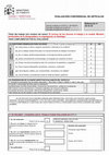 Research paper thumbnail of . Hoja EVALUACIÓN CONFIDENCIAL