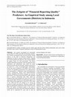 The Zeitgeist of "Financial Reporting Quality" Predictors: An Empirical Study among Local Governments (Districts) in Indonesia Cover Page