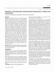 Research paper thumbnail of Frequency of Anti-Tuberculous Therapy-Induced Hepatotoxicity in Patients and Their Outcome