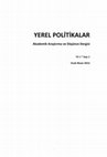 YEREL POLİTİKALAR Akademik Araştırma ve Düşünce Dergisi Yıl 1 * Sayı 1 Ocak-Nisan 2012 yerel politikalar ocak-nisan 2012-2-HAKEM VE DANIŞMA KURULU/Advisory Board Cover Page