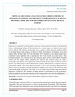 Research paper thumbnail of Critical discourse analysis of recurring themes in opinions on jubilee government’s performance in Kenya between April 2013 and December 2015 in local digital dailies