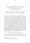 Research paper thumbnail of Revisiting the Best Practices in Risk and Crisis Communication