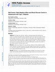 Self-Control, Daily Negative Affect, and Blood Glucose Control in Adolescents With Type 1 Diabetes Cover Page