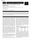 Antimicrobial activity of crude methanolic extract from Phyllanthus niruri Cover Page